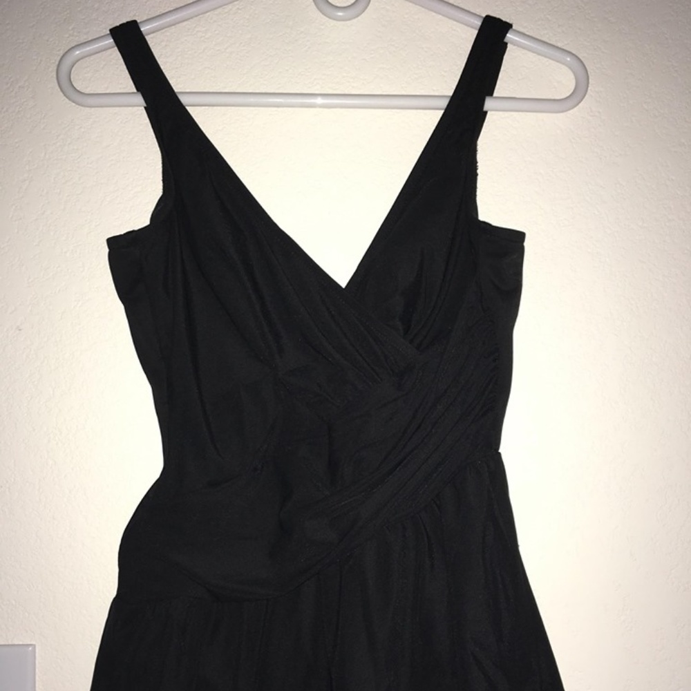 Black Bathing Suit, Size 12